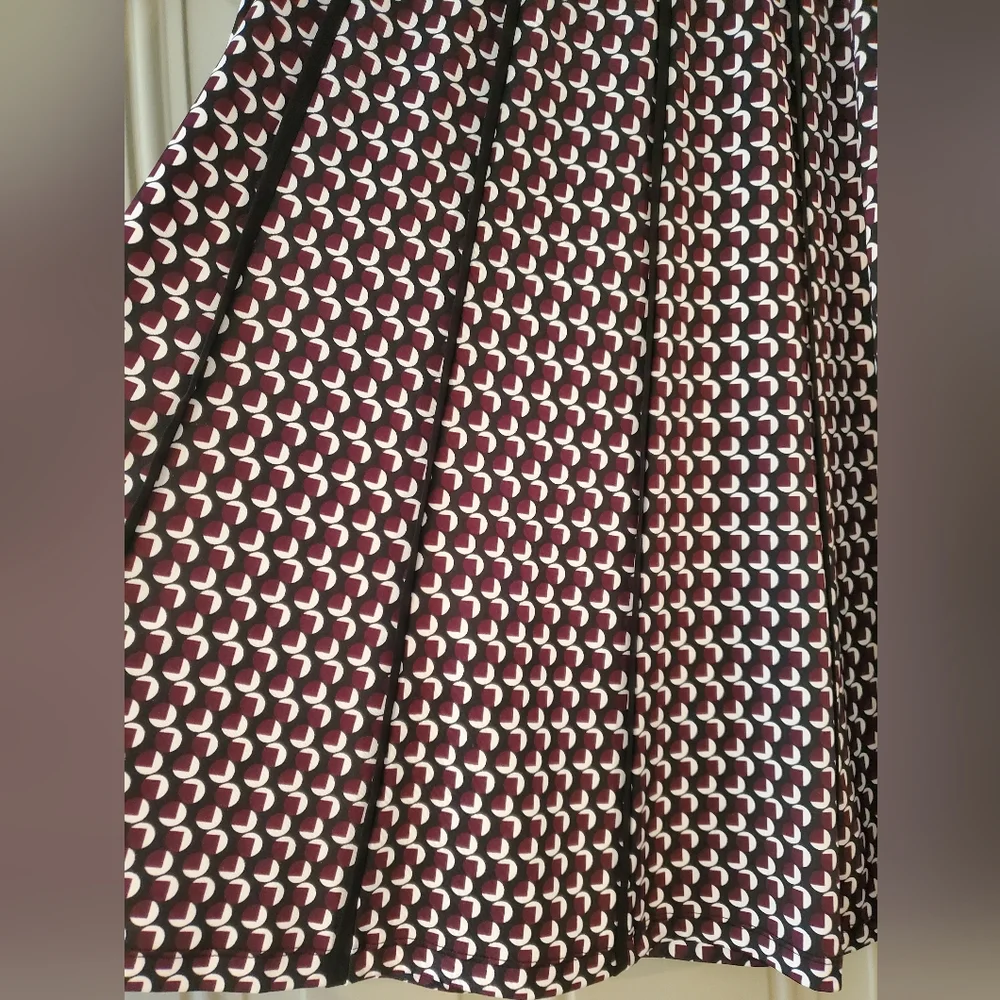 GNW NWT Skirt Flair Black White Red Womens Size S - Picture 4 of 9